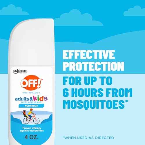 OFF! Insect Repellent Spritz for Adults & Kids, Fragrance-Free Bug Spray for Everyday Protection from Mosquitoes and Ticks, 4 oz