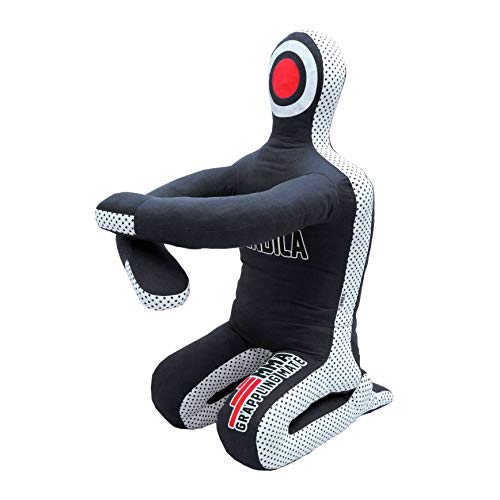 Unfilled MMA Grappling Dummy for Jiu Jitsu & Wrestling - Black, X-Large