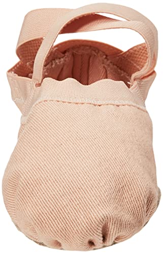 Bloch Women's Synchrony Split Sole Canvas Ballet Slippers - Pink, 2.5 Narrow