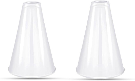 2PCS Plastic Megaphone,Eco-Friendly & Lightweight Mini Cheer Megaphone,Fun Party Noisemaker Toys for School Outdoor Activities Cheerleading,Party Favors Sports Match Game