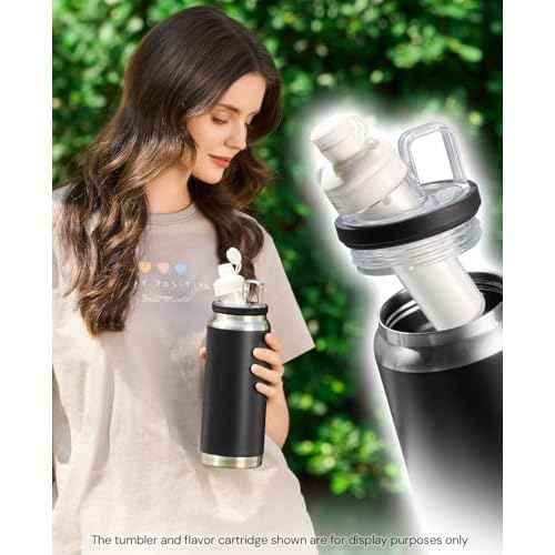Tumbler Adapter for YETI to Flavor Cartridges, Compatible with YETI 12, 18, 26, 36, 46, 64 oz Rambler Bottle, BPA Free, Food Grade Silicone, Leak Proof