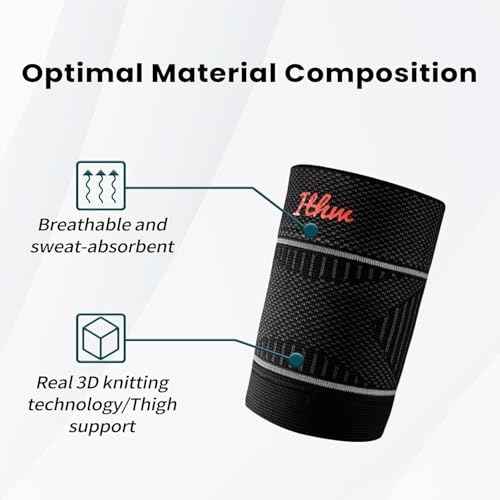 Bicep Tendonitis Brace for Pain Relief, Upper Arm Compression Sleeve for Men and Women, Bicep Compression Sleeve for Muscle Strain (Gray, Large)
