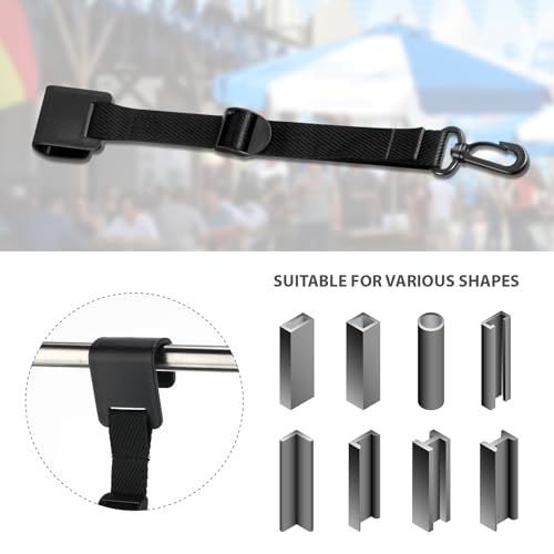 Tent Hanging Clips for Camping and Booth Displays - Set of 5 - Canopy Tent Clips