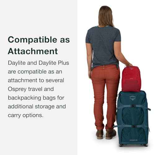 Osprey Daylite Plus Commuter Backpack ? Lightweight, Everyday Pack with Laptop Sleeve and Water Bottle Pockets ? Ideal for Work, School, and Travel with Versatile Storage Options, Tunnel Vision Grey
