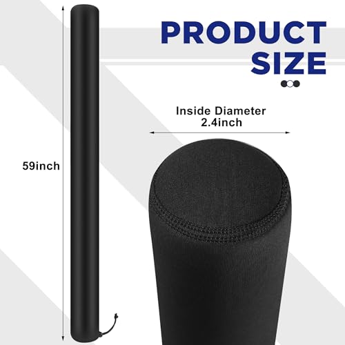 59 Inch Boat Trailer Guide Pole Cover Neoprene Protective Cover - Pair