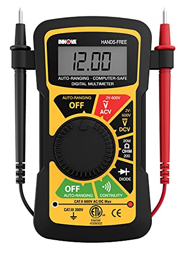 Digital Multimeter UL Certified Hands-Free Automotive & Household Testing