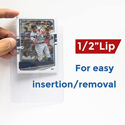 200 Pack Semi-Rigid Card Sleeves for Trading & Graded Baseball Cards
