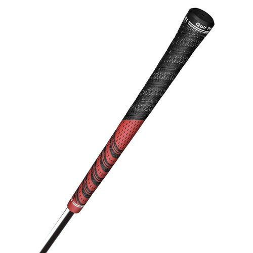 Golf Pride MCC Golf Club Grip - All-Weather Hybrid Grip - Brushed Cotton Cord & Pebbled Texture - Moisture-Wicking Technology - Standard - Red