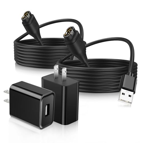 2 Pack Garmin Smartwatch Charging Cables for Fenix, Forerunner, Venu, Vivoactive