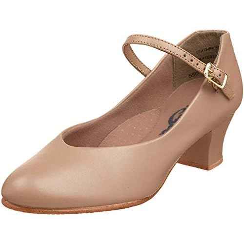 Capezio Women's Jr. Footlight Character Shoe,Caramel,9 M US