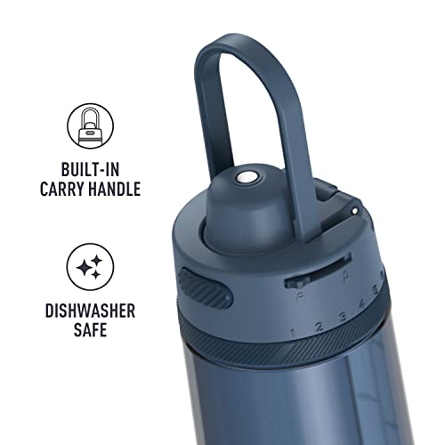 Thermos Alta Series Hydration Water Bottle 24oz Slate Leak-Proof Spout