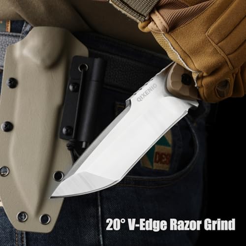 VG-10 Steel Survival Knife with G10 Handle 10-Inch Tactical Fixed Blade