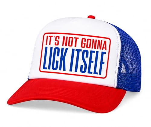 Funny Gag Trucker Hat for Unisex - It's Not Gonna Misbehave Boldly Collection
