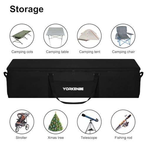 Heavy Duty 52-Inch Large Water-Resistant Duffle Bag for Camping & Travel