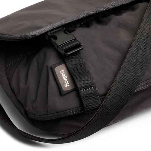 Bellroy Cinch Mini Messenger (6 liter lightweight, compact shoulder bag, water-resistant fabric, effortless organization) - Charcoal