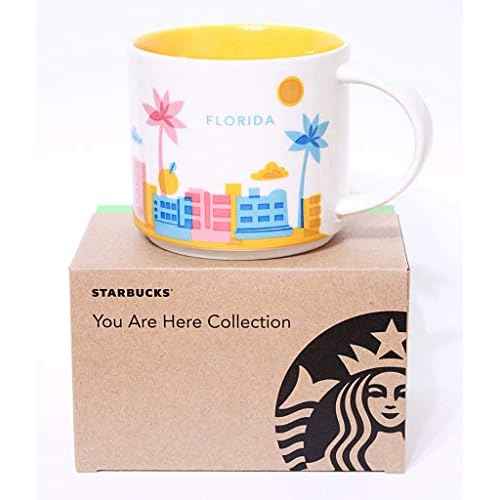 Florida Starbucks You Are Here Collection 14 Ounce Ceramic Mug