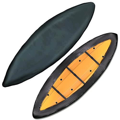 Heavy Duty Waterproof Kayak Cover with UV Protection for Outdoor Storage 10.2-11.5FT
