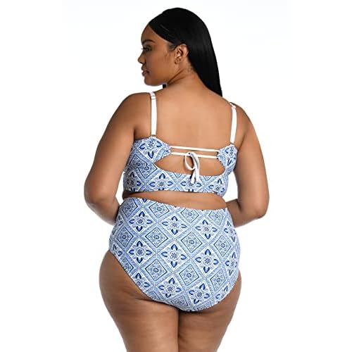 La Blanca Women's Bandeau Midkini Swimsuit Top