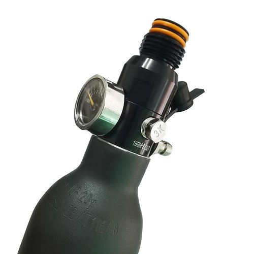 Aopkeo HPA Regulator Valve for Paintball Airsoft PCP Compressed Air CO2 Nitrogen Cylinder Tank Bottle 4500psi Input, Output 800psi 1800psi 2200psi(Ouput 1800psi 5/8"-18UNF)