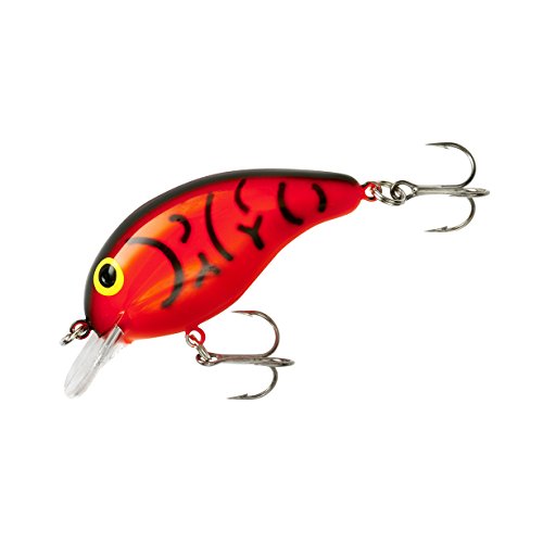 2 Inch 1/4 Oz Crankbait Fishing Lure for Bass - Red Crawfish, 100 Series
