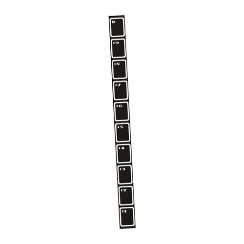 rockible Agility Ladder Mat Speed Ladder Fitness Exercise Sports Home Gym Footwork Trainer Improve Speed Coordination Skill, 450cmx34cm