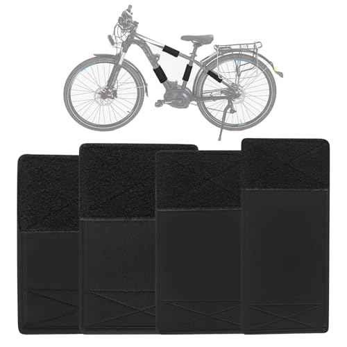 Besudo Bicycle Frame Protector Neoprene Set of 4 ? Frame Protection Ebike for Bicycle Carrier Transport ? Carbon Transport Protection Suitable for Thule Bicycle Carrier ? E Bike Accessories-051