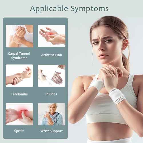 Carpal Tunnel Wrist Brace Night Support, Adjustable Wrist Support Splint, Hand Brace for Pain Relief, Carpal Tunnel Syndrome, Tendinitis and Arthritis, for Sleeping Women & Men, Right & Left