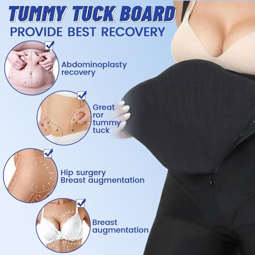 2 Pcs Abdominal Compression Foam Boards for Body Sculpting - Black Variation