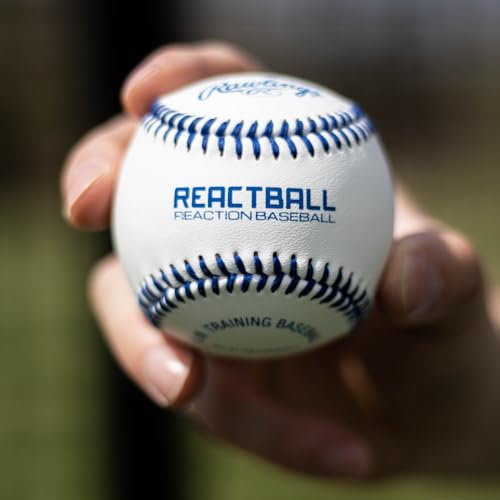 Pro Style React Training Baseball - Unpredictable Bounce for Reflex & Fielding Drills