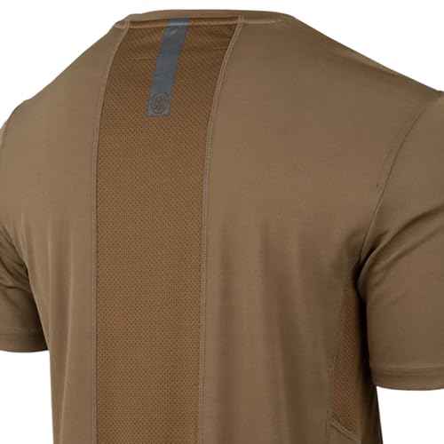 Beretta Men's Ice Power Lightweight Breathable Quick-Drying Straight Cut Short Sleeve Shooting T-Shirt