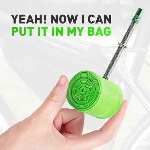 2-Pack CYCLAMI TPU Inner Tube 700C x 18/23/25/28/30/32C for Road Bike Tire Metal/Plastic Presta Valve Upgraded Durability Bicycle Tube 45/60/80MM Length of French Valve