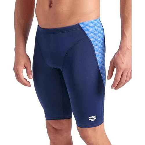 ARENA Mens Performance Men's Monogram Swim Jammer Knee-Length Swimsuit Training Bathing Suit