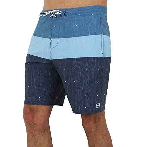 Billabong Mens Performance Stretch Tribong Lo Tides Boardshort Swim Short Trunk, 19 Inch Outseam