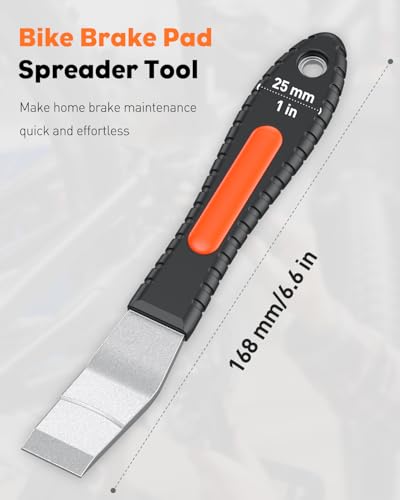 Bike Brake Pad Spreader Tool with Wrench for Disc Brakes - Bicycle Caliper Adjustment