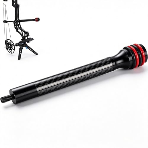 8 Inch Carbon Fiber Archery Bow Stabilizer for Improved Accuracy