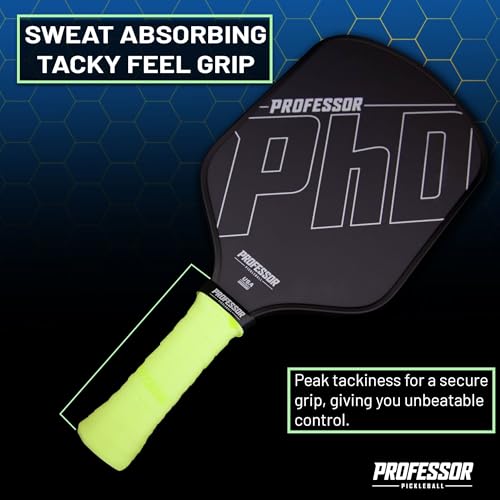 Professor P-Tac Pickleball Overgrip Spectrum 12-Pack Max Tacky Moisture-Wicking Anti-Slip