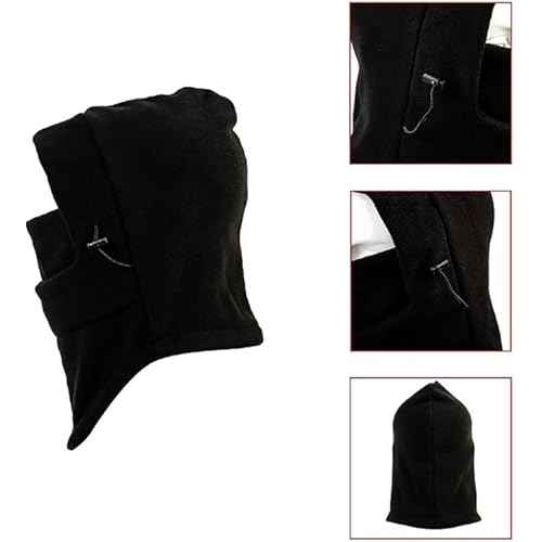 Balaclava Ski Mask 2 Pcs - Windproof Warmer Fleece Adjustable Winter Mask for Men Women