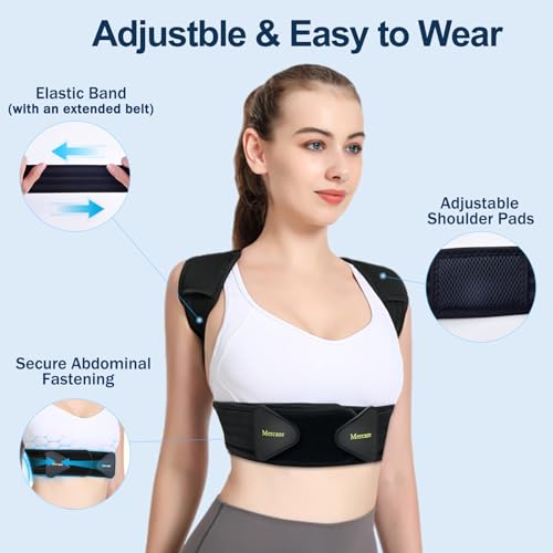 Professional Posture Corrector for Women and Men - Size M, Pack of 1, Medium