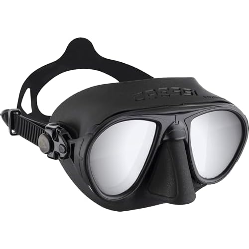 Cressi Adult Scuba Diving Mask, Fog Stop, Low Volume, Wide View - Calibro: made in Italy