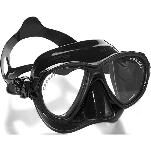 Cressi Compact Adult Scuba Diving Mask with Anti-Fog System - Cressi Naxos Mask- Made in Italy