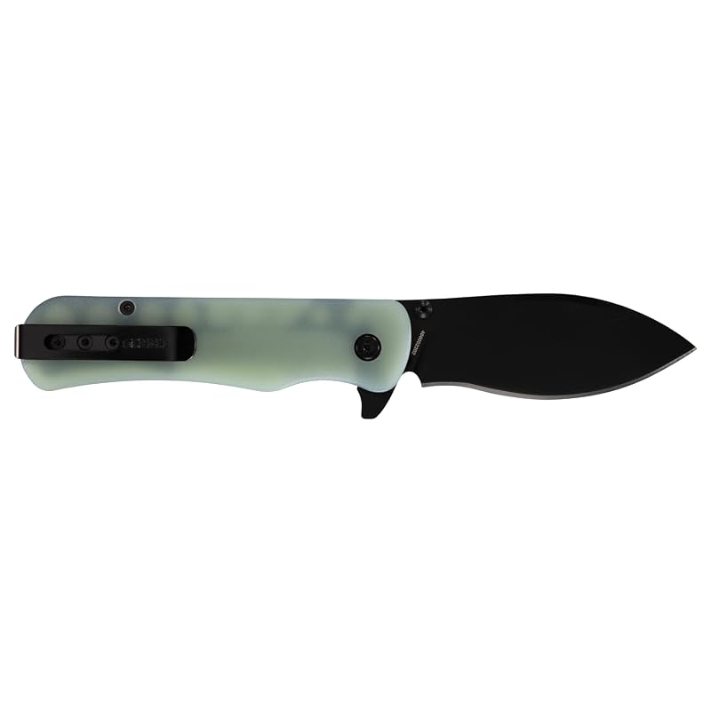 Gerber Confidant EDC Pocket Knife with 3.2" Drop Point Blade, Bamboo/G10 Inlay