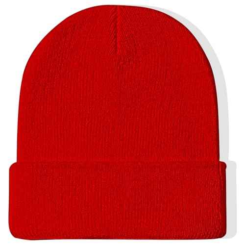 Rosoz Beanie Hats for Men Slouchy Beanies for Men Knitted Caps for Women Soft Warm Unisex