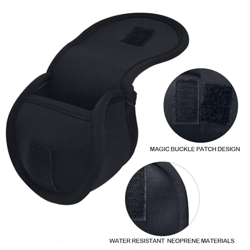 Aventik Neoprene Fly Fishing Reel Cover 1-Pack for 5/6 Reel - Black