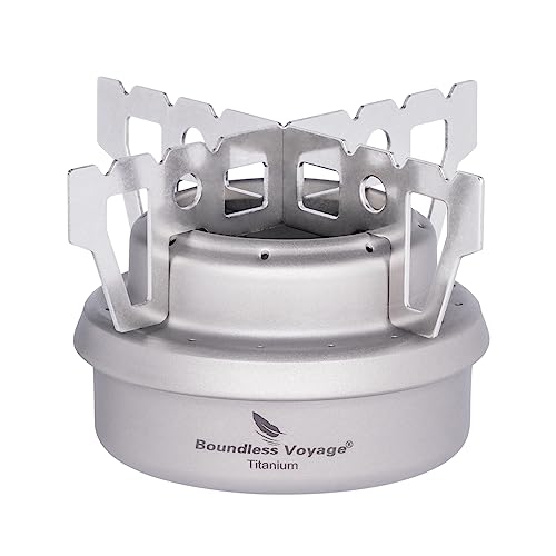 Titanium Spirit Burner Alcohol Stove for Camping Hiking Backpacking