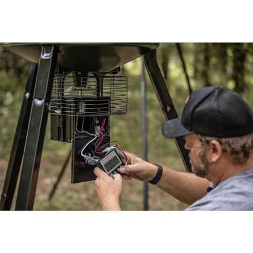 WILDGAME INNOVATIONS Trophy Hunter 12V Digital Feeder Kit | Weather-Resistant Durable Easy-to-Use Digital Power Control Unit for Hunting Game Feeder