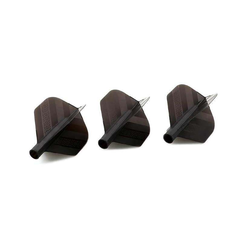 Dart Flights AK4P TERO Plus Double Direction Telescopic & Rotating System - Black