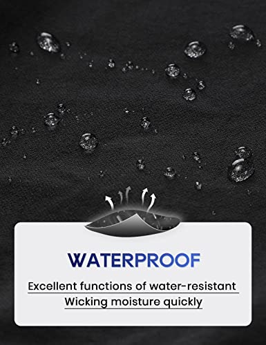 Waterproof Hiking Shorts 3 Inch - Medium Black for Outdoor Activities