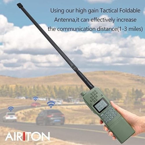 Baofeng Radio Ham Radio AR-152 10W Powerful Handheld Tactical Two Way Radio Upgraded of baofeng Radio Walkie Talkies Long Range with USB Charger Battery Full Kit