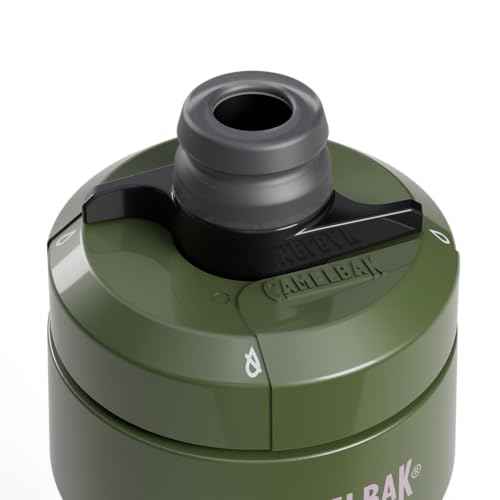 CamelBak Podium 24oz Bike Water Bottle - Easy Squeeze Bottle - Fits Most Bike Cages, Deep Fern