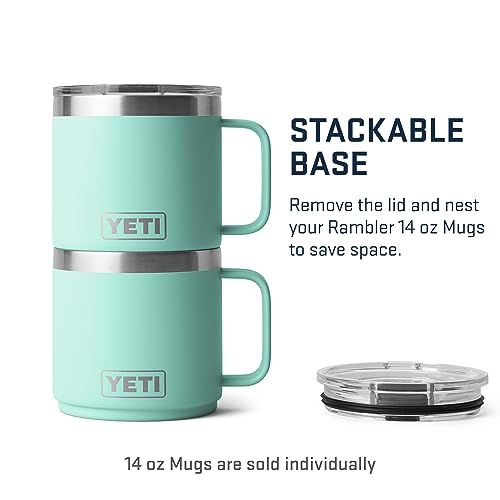 YETI Rambler 14 oz Stackable Mug - Seafoam